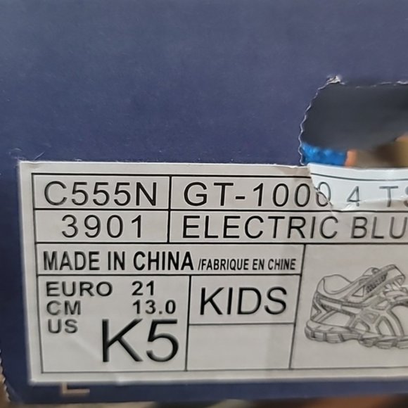 ASICS GT1000 4 TS Kids Running Shoe - Picture 7 of 7